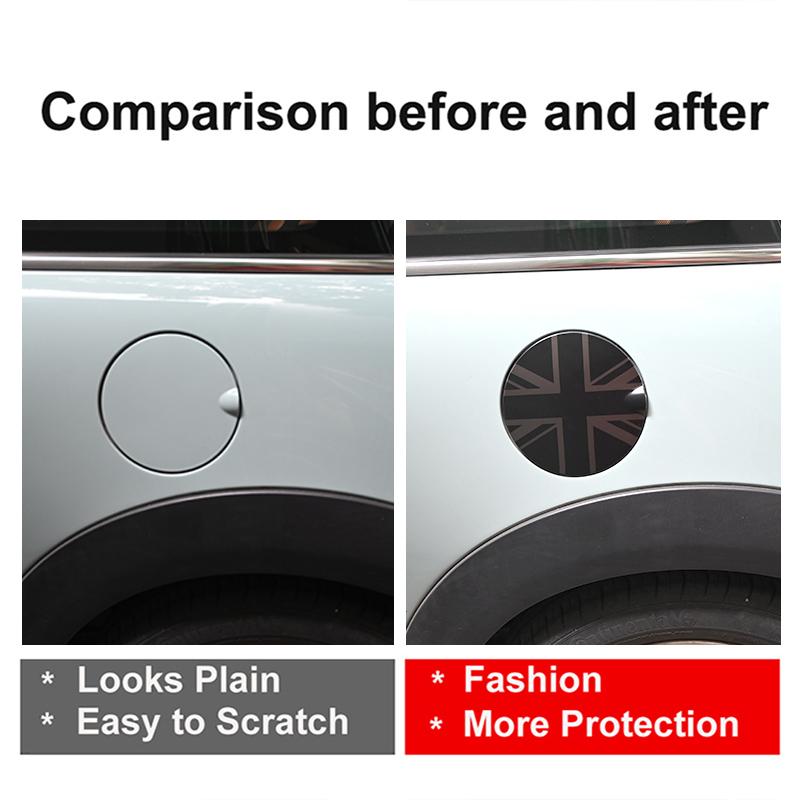 Brand New Plastic Car Fuel Tank Cap Cover StickerFor Mini Cooper One Hatchback R50 1.5T Car-Styling Decoration