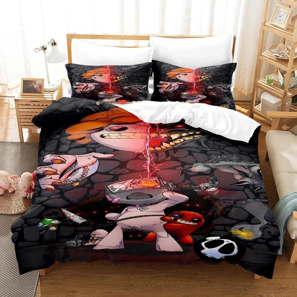 3D-Druck Spiel The Binding of Isaac Bettwäscheset Einzelbett Twin Full Queen King Size Bettset Erwachsener Kind Schlafzimmer Bettbezugsets