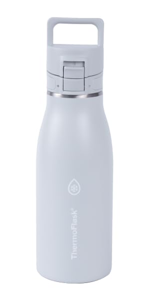 Official Takeya THERMO FLASK 500ml Stainless Steel Water Vacuum Insulates Hot or Cold Carry Powder Ice Gray Bottle, Insulated, Drinks,