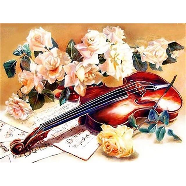5D DIY Diamond Painting Girl Abstract Full Square Round Resin Diamond Art Embroidery Mosaic Landscape Flower Home Decorations