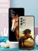 Tier Pferd Handyhülle für Samsung Galaxy A55 A35 A17 A07 A15 A13 A25 A51 A71 A72 A73 A32 A52 A52S A41 5G Weiche TPU Hülle Capas