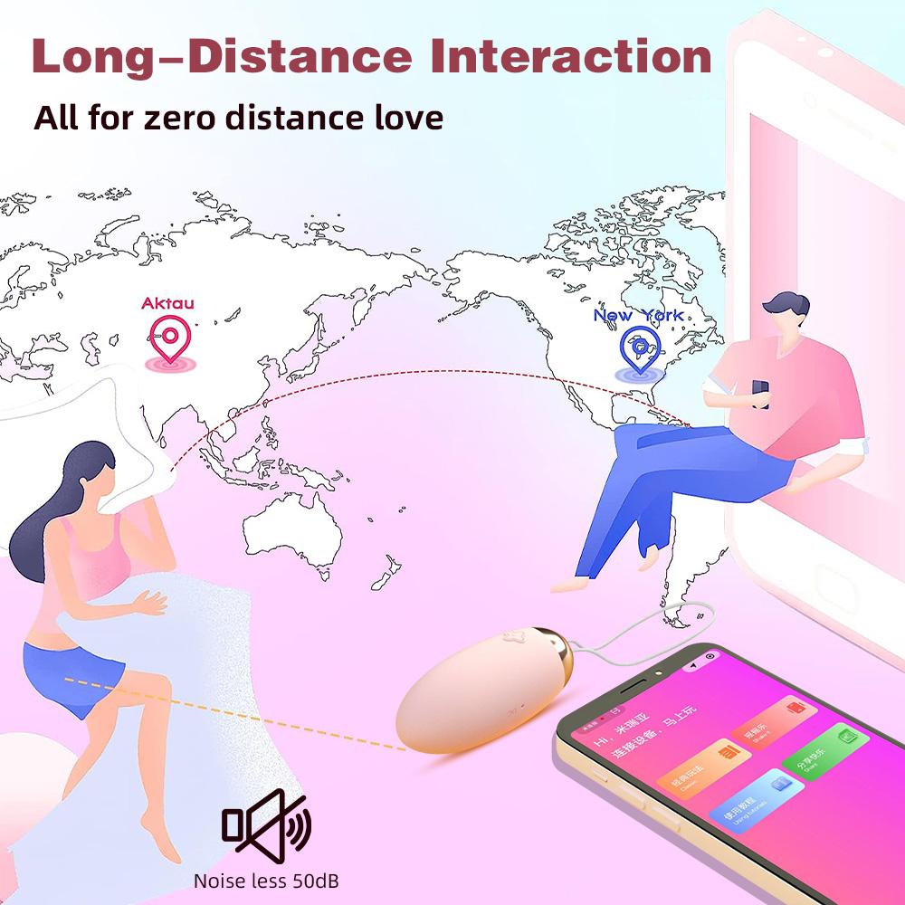 10 Speed Vibrator Egg App Remote Control Body Massager G-Spot Vibrator for Women Bullet Vibration Adult Sex Toys Sex Product