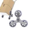 PU Wheel with Stable Triangle Structure Multifunction  Stair Climbing Wheel Upgrades for Foldable Cart & Utility Cart
