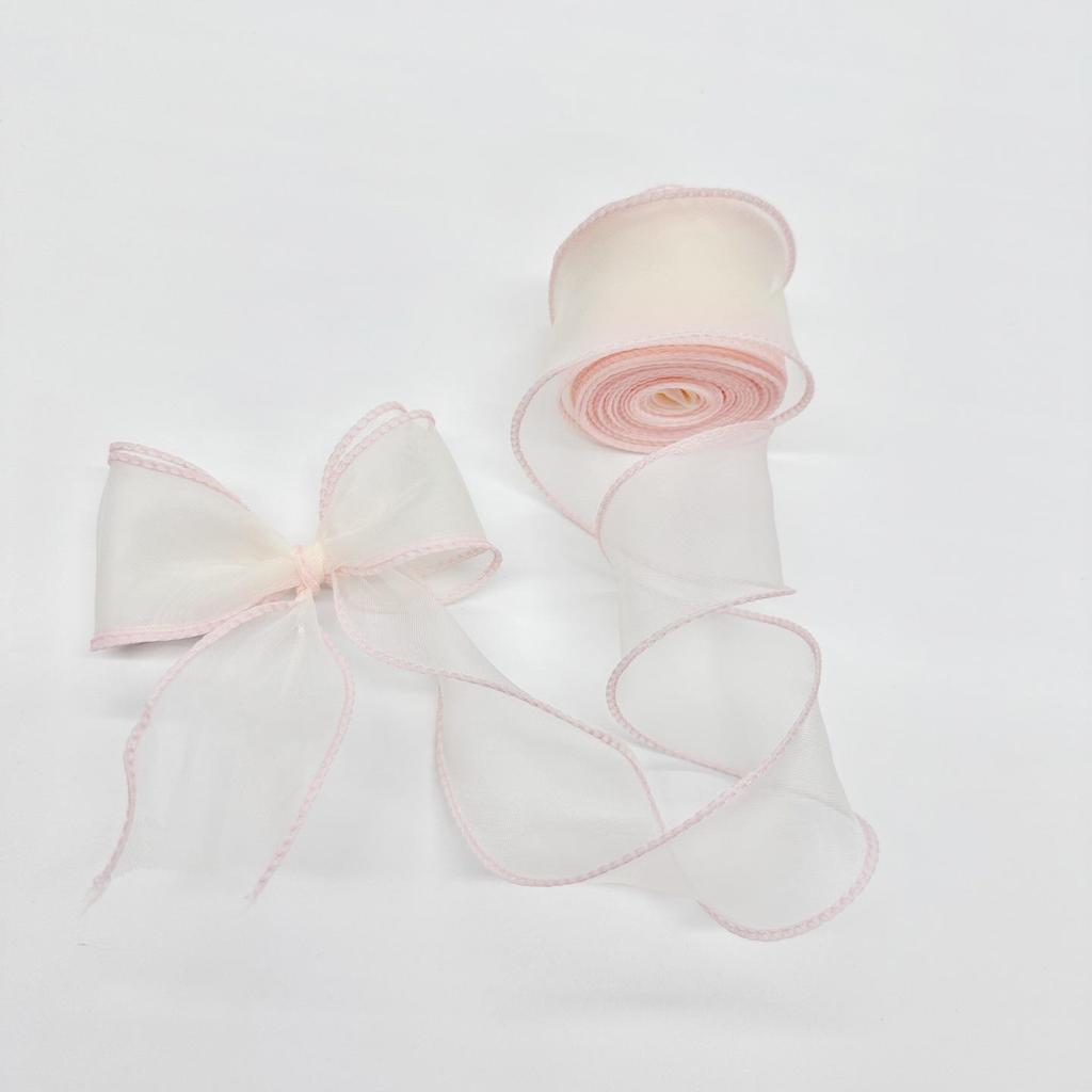 Silk Fishtail Gauze Handmade Hair Accessories Bow Ribbon for DIY & Gift Packaging