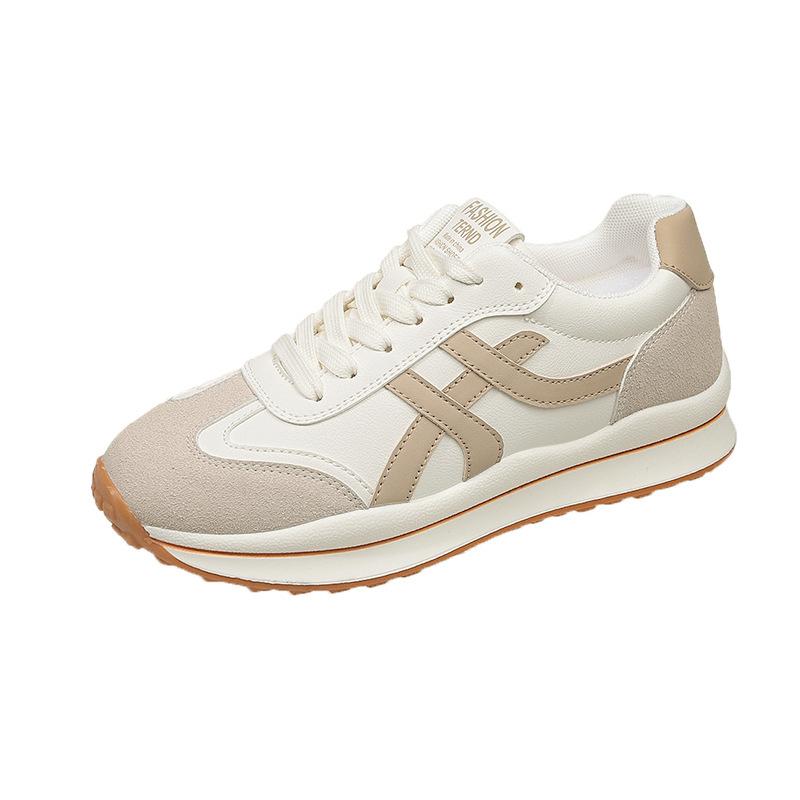 Little white shoes women's 2025 new spring and summer mesh breathable shoes casual versatile sports shoes ins board shoes Forrest Gump shoes