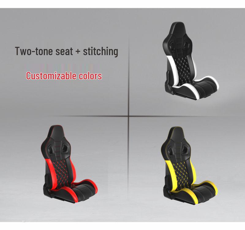 Zhongyao Racing Simulator Seat with Steering Wheel, Display, and Pedal Mounts