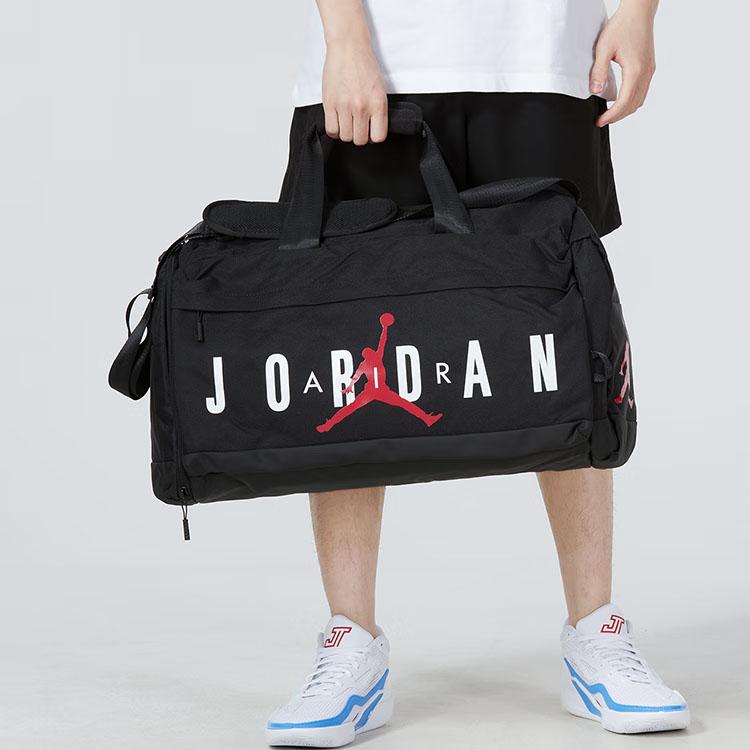 New Jordan Polyester Travel Bag Gym Bag Tubas Unisex Black FD7040-010
