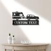 Unique Custom Camper Van Forest Camping Metal Plaque Wall Decor Home Office Bar Kitchen