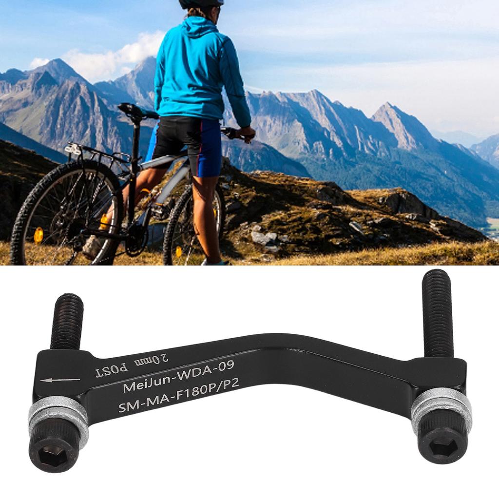 Bike Disc Brake Adapter Aluminium Alloy Front Fork Frame Mount 180mm for Replacement