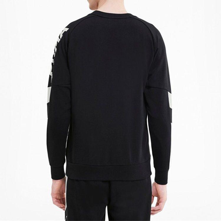 Puma Modern Sports Sweatshirts Men's Black Crew Neck Moderate Regular 585178-01