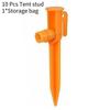 Outdoor Tent Stud Led Lights Orange Portable Lighting Lightweight Lamp Tool