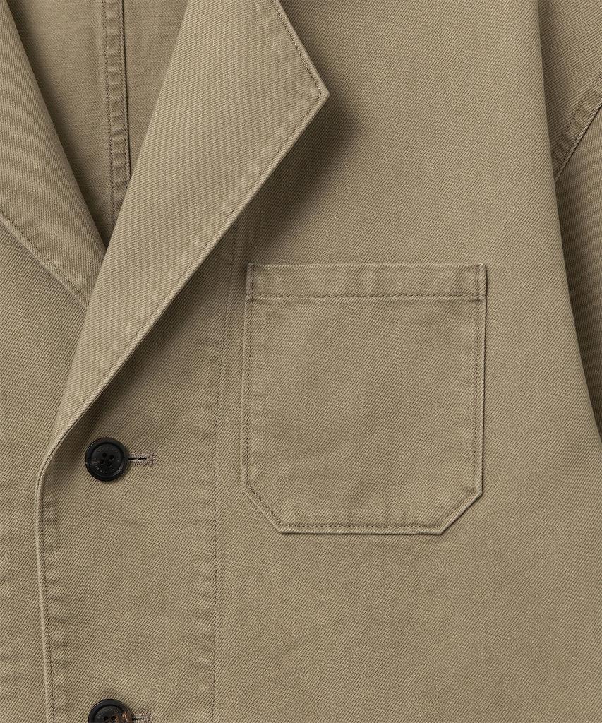 Another Office French Drill 3 Button Jacket (Urban Khaki)