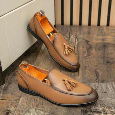 Mocassini da Uomo alla Moda Scarpe Casual in Pelle Nappa Slip-on Scarpe Piatte da Guida Scarpe Eleganti