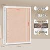 Multi-Size DIY Photo Album Binder with Black Card Pages