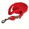 Baisher 118-Inch Heavy-Duty Cotton Lead Rope for Horses - Soft, Non-Electric, Triple-Strand Braided with Alloy Hook - Perfect fo