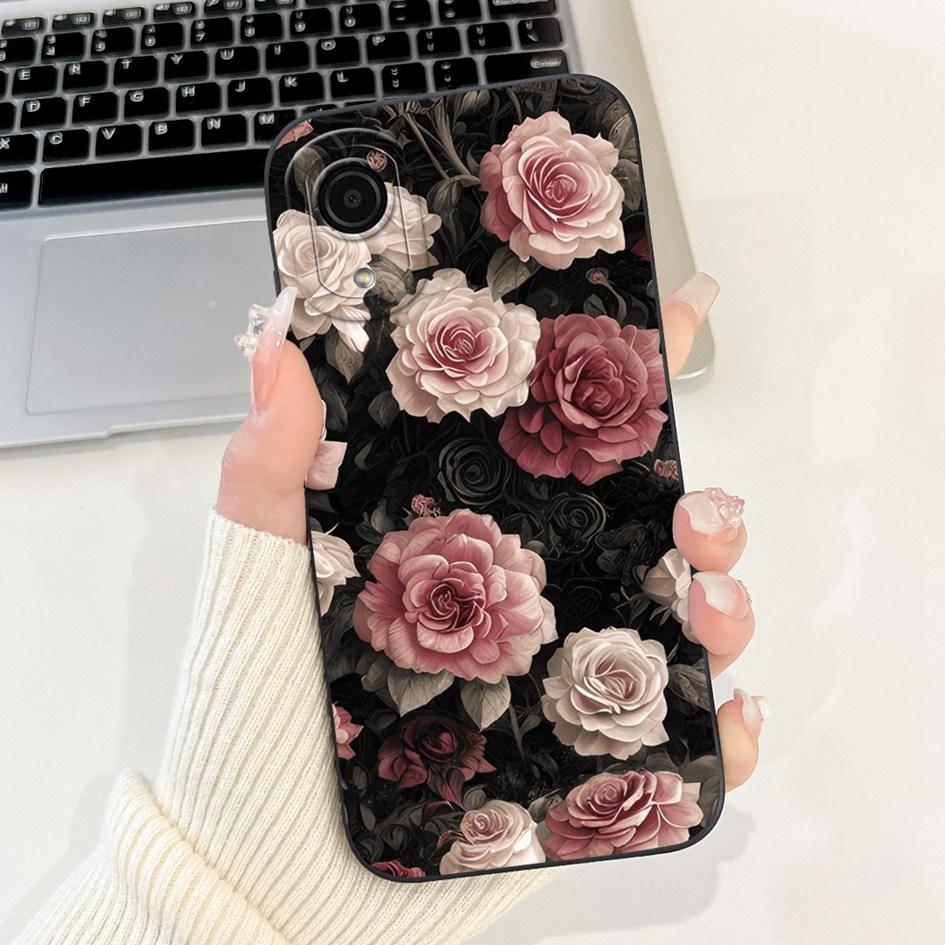 Case For Samsung Galaxy A03 Core Cover SM-A032F Fashion Flower Shockproof Silicone Soft Funda For Samsung A03 A035 A03Core Coque