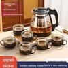 Large Capacity Explosion-Proof Glass Teapot with High-Temperature Resistant Separator & Filter