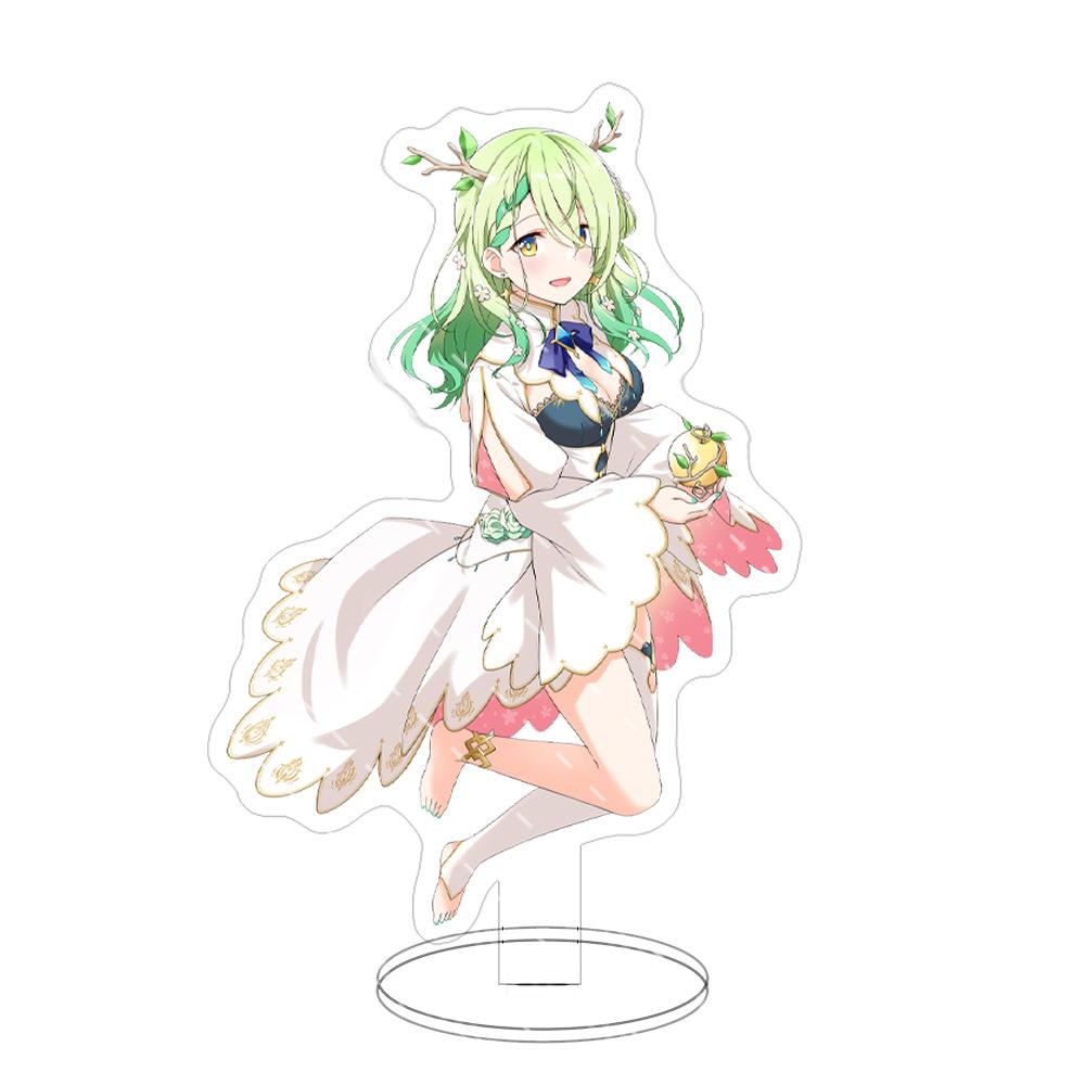 15cm Hololi Virtual Hostess New Cartoon Characters Acrylic Cosplay Stand Model Creative Office Decorations Cute Permanent Recording Fans