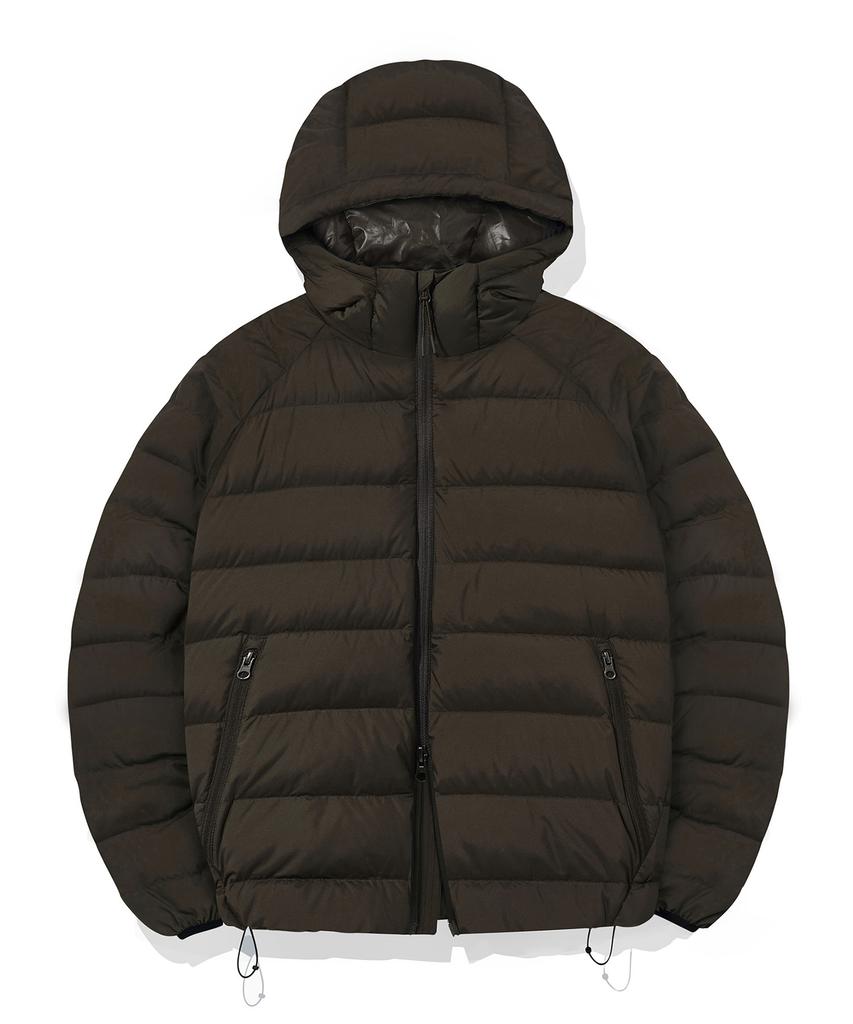 Costume O’Clock [Duck Down Ver.] Lightweight Hooded Duck Down Padded Jacket Brown Coosjp051Brown
