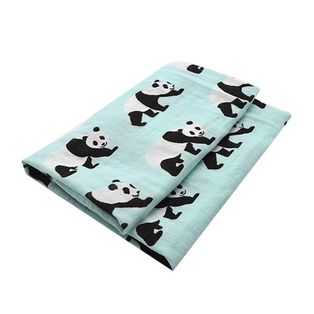 New Baby Blankets Newborn Soft Organic Cotton Bamboo Baby Bibs Muslin Swaddle Wrap Feeding Burpy Towel Scarf Big Diaper
