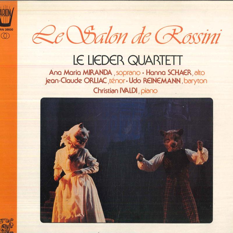 

LP Record LE LIEDER QUARTETT Le Salon De Rossini ARN38600 ARION 1981 France Classical Used