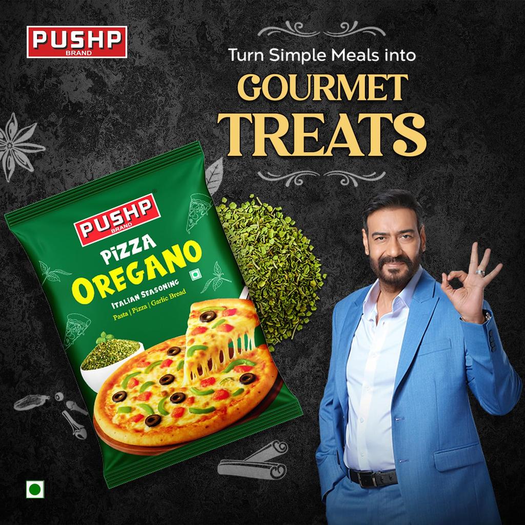 Pushp Pizza Oregano 500g Pouch Authentic Italian Herb Seasoning For Pizza Pasta Garlic Bread Snacks And Delicious Toppings