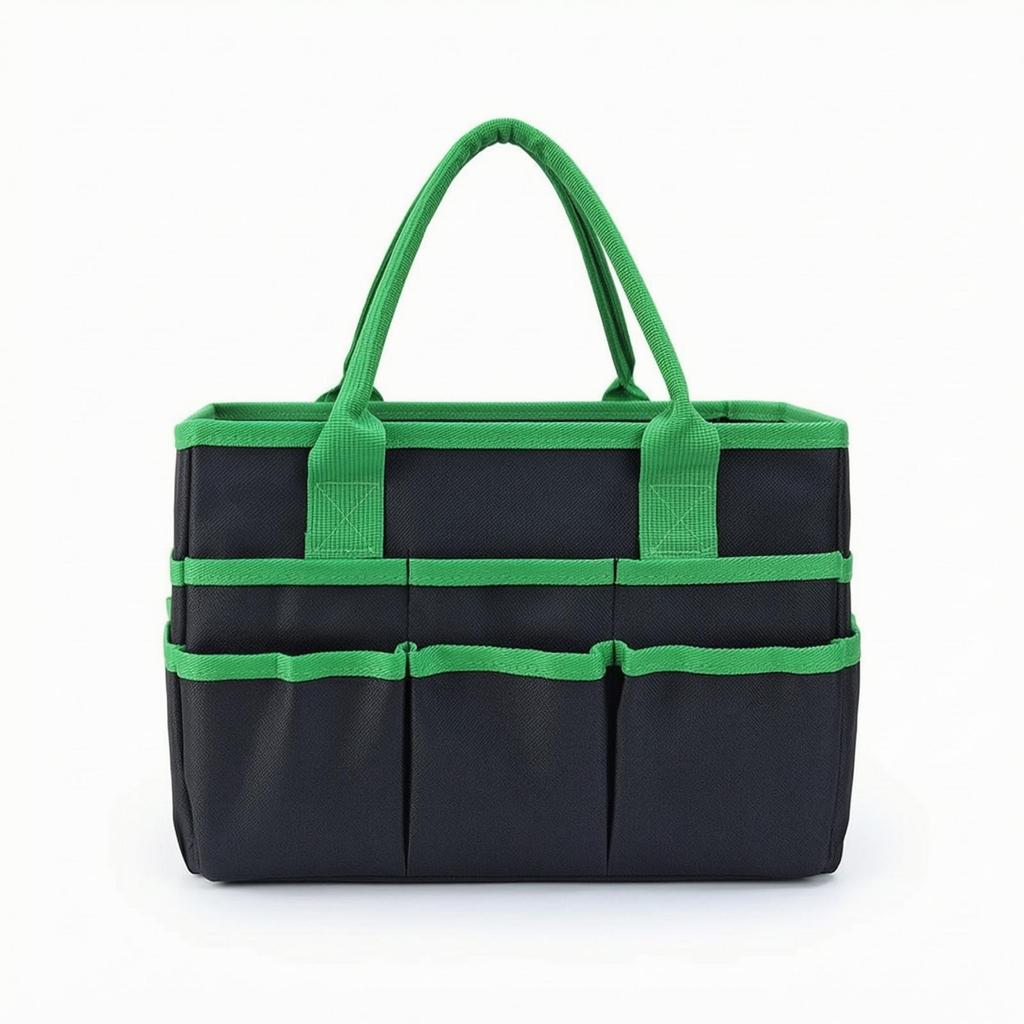 Craft Organizer Tote Bag MultiplePocket with Pockets Structured for Teachers,