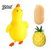 Hand Therapy Squeeze Toys Anti-stress Duck Fidget Toys Cute Pineapple Peanut Decompression for Kids Adults Sensory Adults Soft Slow Rebound