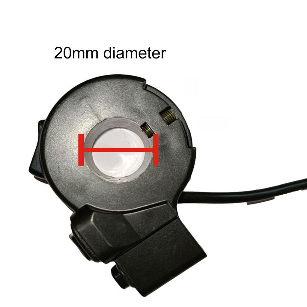 3 In 1 Motorcycle Switch Electric Bike Scooter ATV Quad Light Turn Signal Horn ON/OFF Button For 22mm Dia Handlebars Motorbike