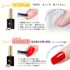 Ailes Gel Nail Starter Kit with 2 Types of Color 10 Colors To Choose and a Light with a White Light That Is Gentle On the Eyes and Skin Nuanced Kit