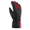 Winter Ski Gloves Windproof Waterproofing Plush Lining Warm Motorcycle Gloves for Skiing Cycling Hiking Climbing Red