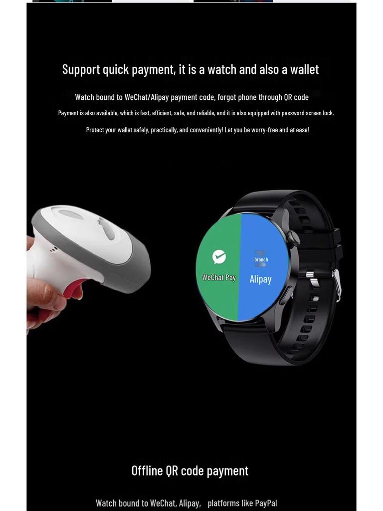 Smartwatch Watch5 Sport: Multifunctional OLED HD Screen with Bluetooth