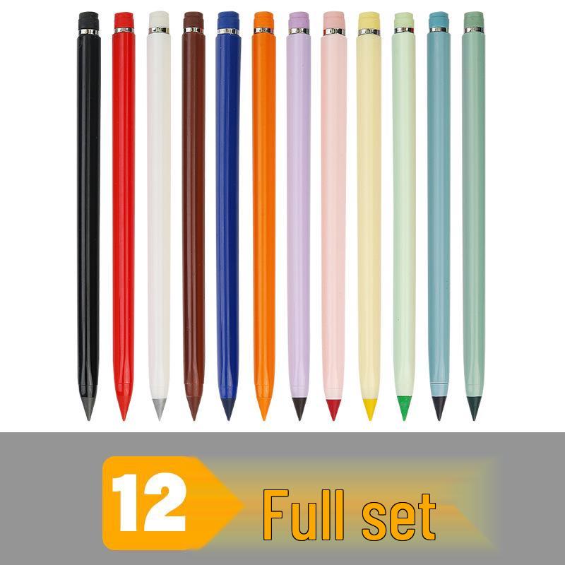Erasable Colored Pencils Set: 12 Eternal Colors, No Sharpening Needed, Perfect for Kids and Students