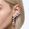 Swarovski Millenia Einzelner asymmetrischer vergoldeter Ohrclip Ohrringe für Damen Silber 5602846