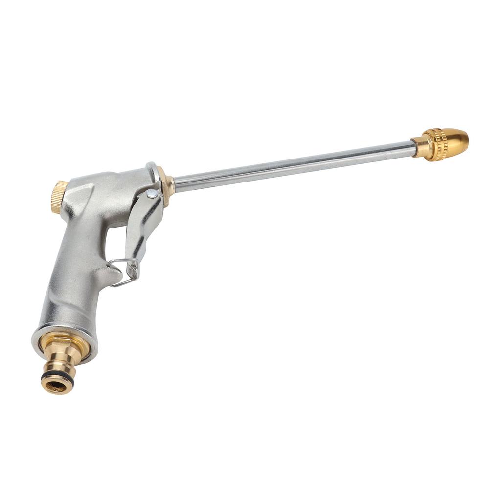 High Pressure Sprayer Copper Plated Aluminum Alloy Water Hose Nozzle Car Cleaning Sprayer for Garden Watering Plant
