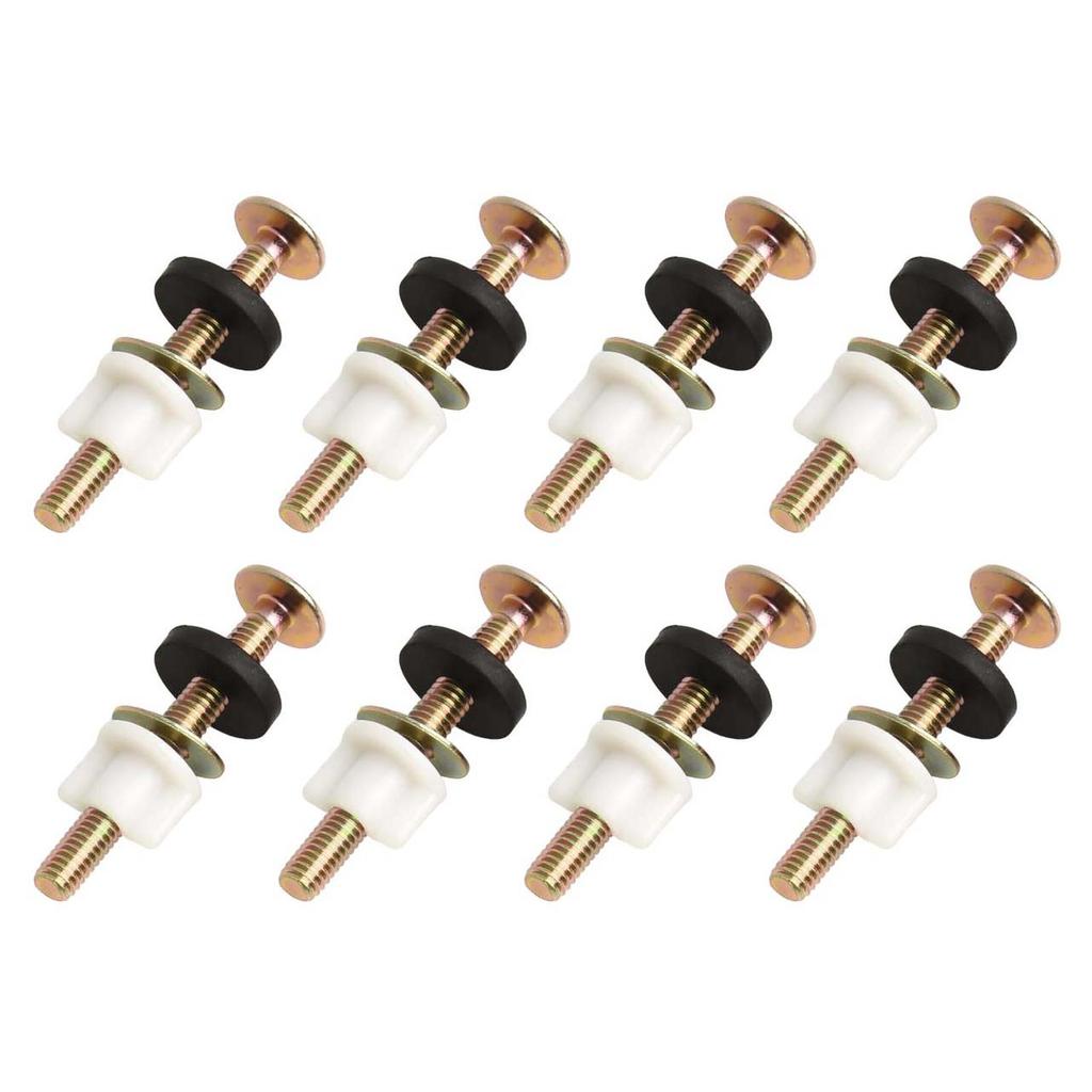 Toilet Seat Screw Set Hinge Bolts Replacement Toilet Seat Bolt Plastic Nuts