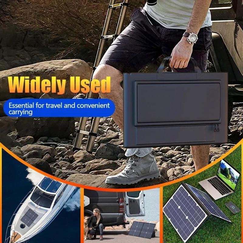 Portable Solar Charging Device 40W Folding Solar Charge Cell Plate Charging Device For Travelling Camping Hiking