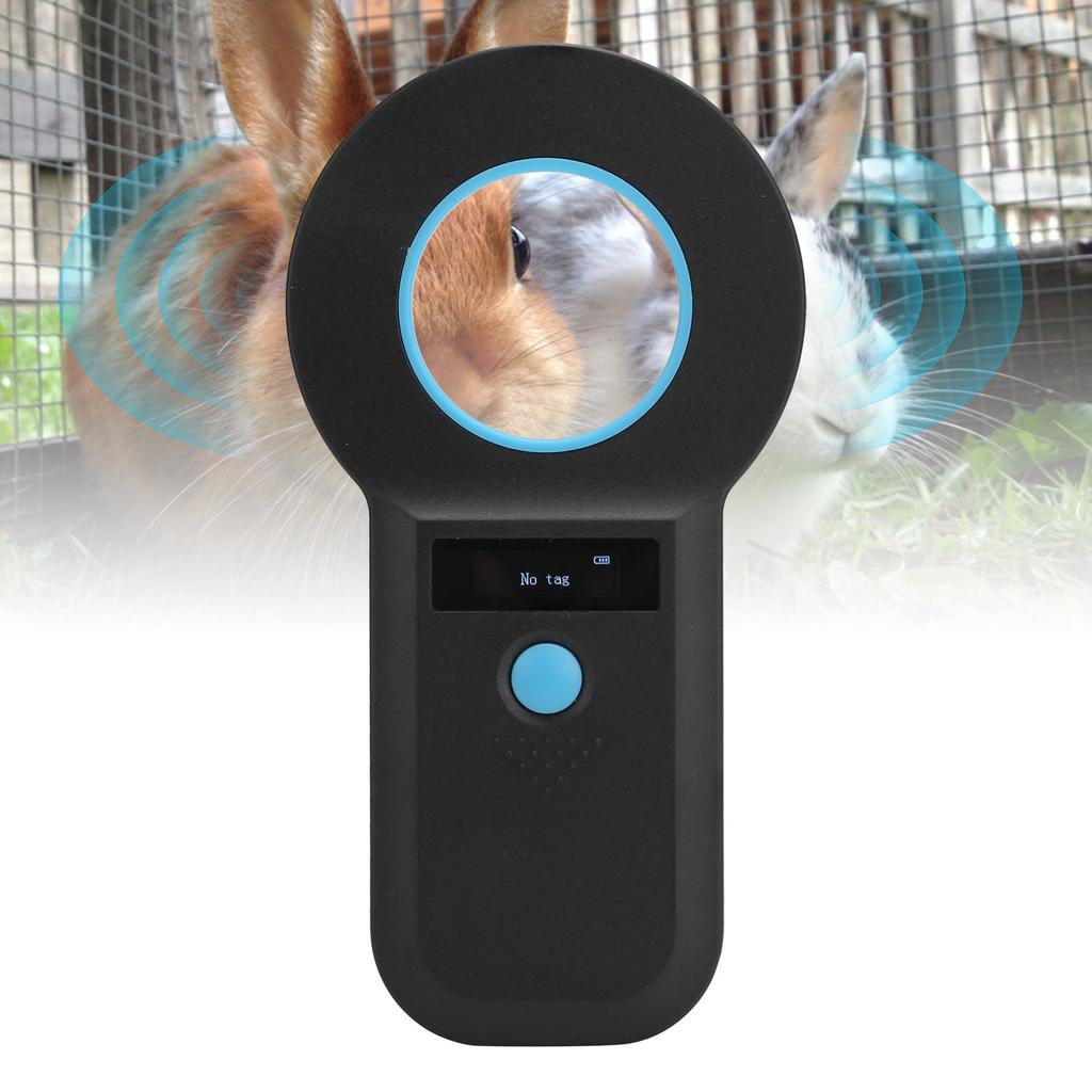 Animal Tag Scanner Portable OLED Pet Dog Cat Label Reader 134.2kHz W90B EMID FDXB