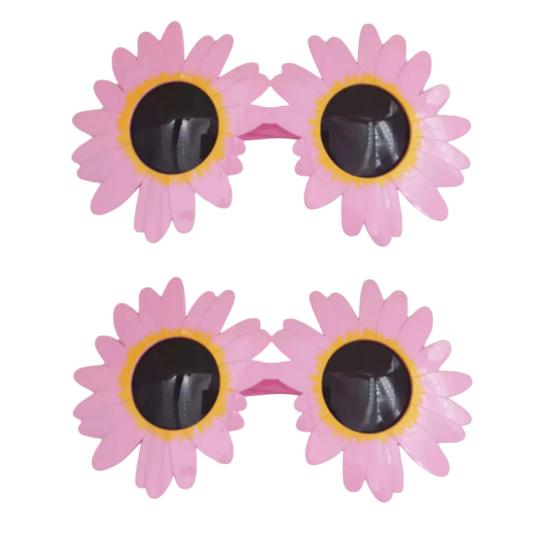 Sunflower Glasses Funny Clown Sunglasses Adults Horror Movie Costume for Summer Beach Pool Party Halloween Cosplay