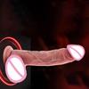 Large Size Tendon Wireless Remote Control Electric Telescopic Swing Dildo Warming Silicone Simulation Penis Sex Toys Masturbator Adult