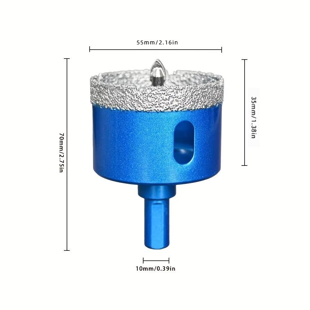 Diamond Coated Tile Drill Bit Hex Shank Drill Bit Durable Diamond Hole Saw Glass Tile