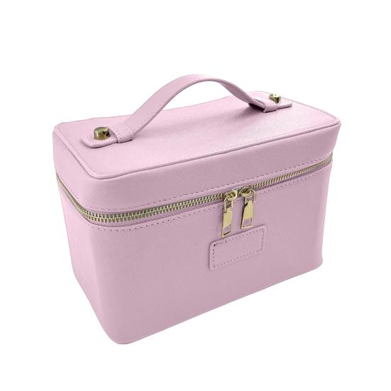 Seyahat Kozmetik Çantası Makyaj Düzenleyici Çıkarılabilir Bölücülü Su Geçirmez Suni Deri Makyaj Çantası Tatil İçin Banyo Çantası Kadın Makyaj Çantası