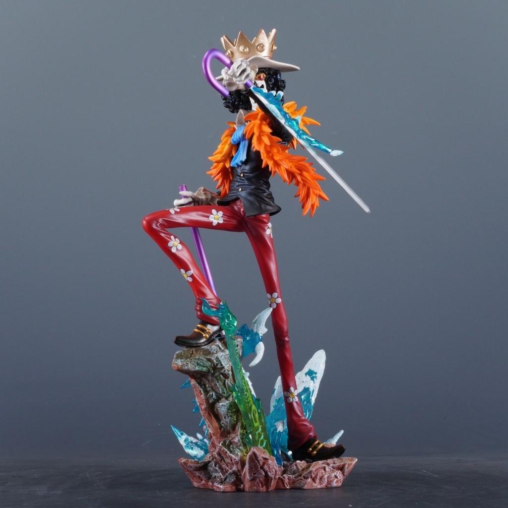 33Cm Anime One Piece Soul King Brook Action Figure Straw Hat Crew Resonance Series Pvc Model Statue Collectible Decoration Toy