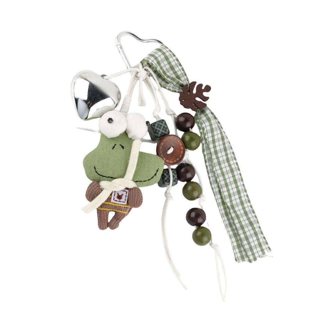 Fabric Bear Key Pendant Practical Bag Charm Multifuntional Key Accessory for Gifting on Holidays and Special Occasions