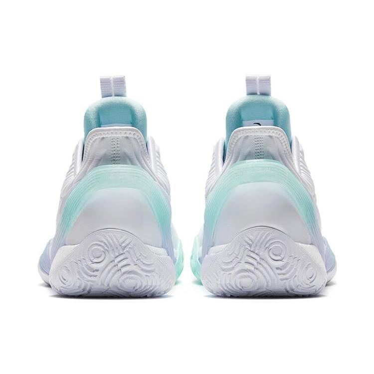 New ANTA Three point Rain1.0 Basketball Shoes Women's Low Top Cyan 922411102S-1