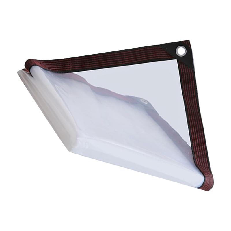 50cm Spaced Eyelets 0.3mm Clear Waterproof Sheet Weatherproof Sunshades Cloth For Gardening Camping And Patios Shelter