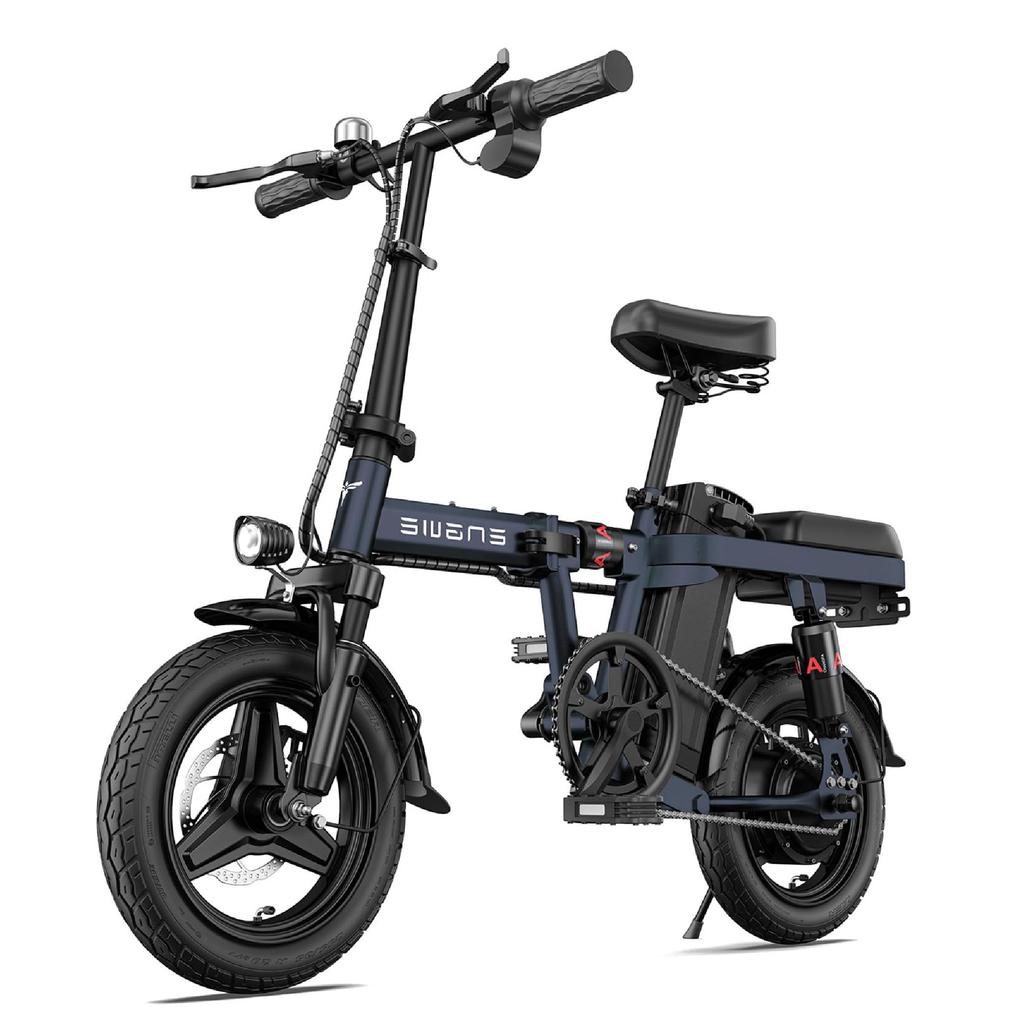 ENGWE T14 Electric Bicycle 250W Motor, 48V 10Ah Battery, 14*2.125 Inch Tyres, 30-40KM Range Foldable E-BIke