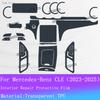 For Mercedes-Benz CLE Coupe C236 Interior Film Suit Navigation Screen Protection Sticker Gear Panel TPU Transparent Repair Film