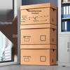 Large Capacity Acid-Free Kraft Paper Storage Box for Office Files