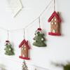 House Shape Tree Hanger Tree Motif Hanging Decor New Xmas Ornament  Window Layout